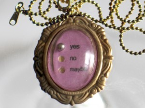 Yes, No, Maybe Necklace